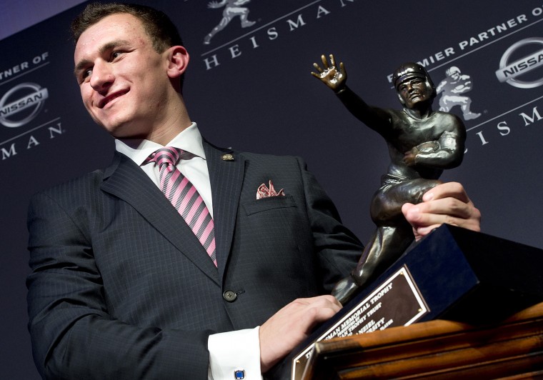 Johnny Manziel wins Heisman Trophy